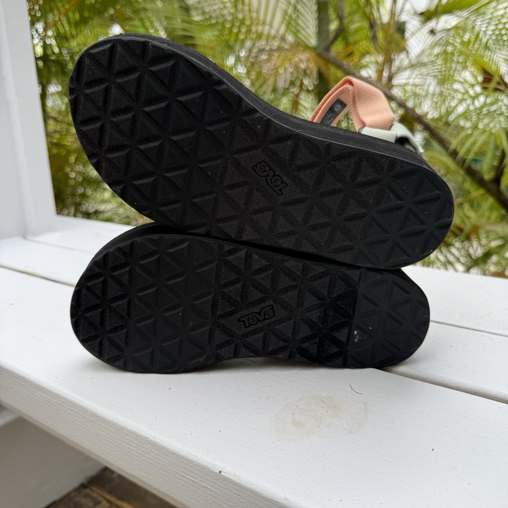 TEVA Sherbet‎ Multi Flatform Universal Platform Sandals Hiking Women's Size 8 - Picture 3 of 7